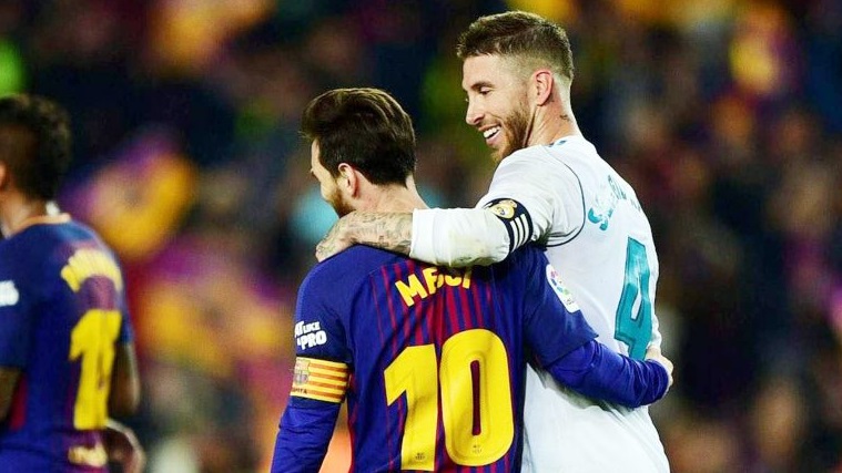 Sergio Ramos Siap Menyambut Lionel Messi di Bernabeu